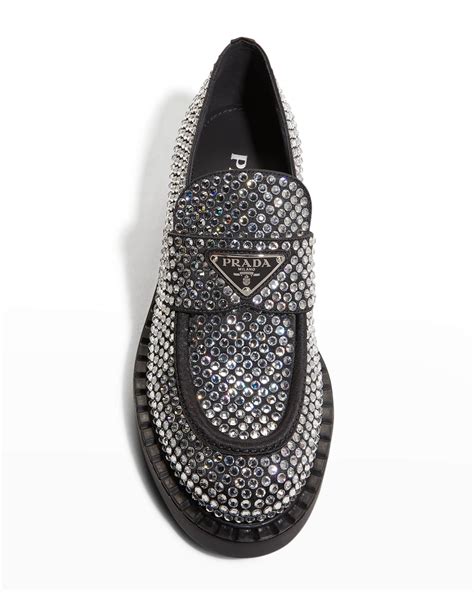 prada crystal loafer|Women's Loafers And Lace.